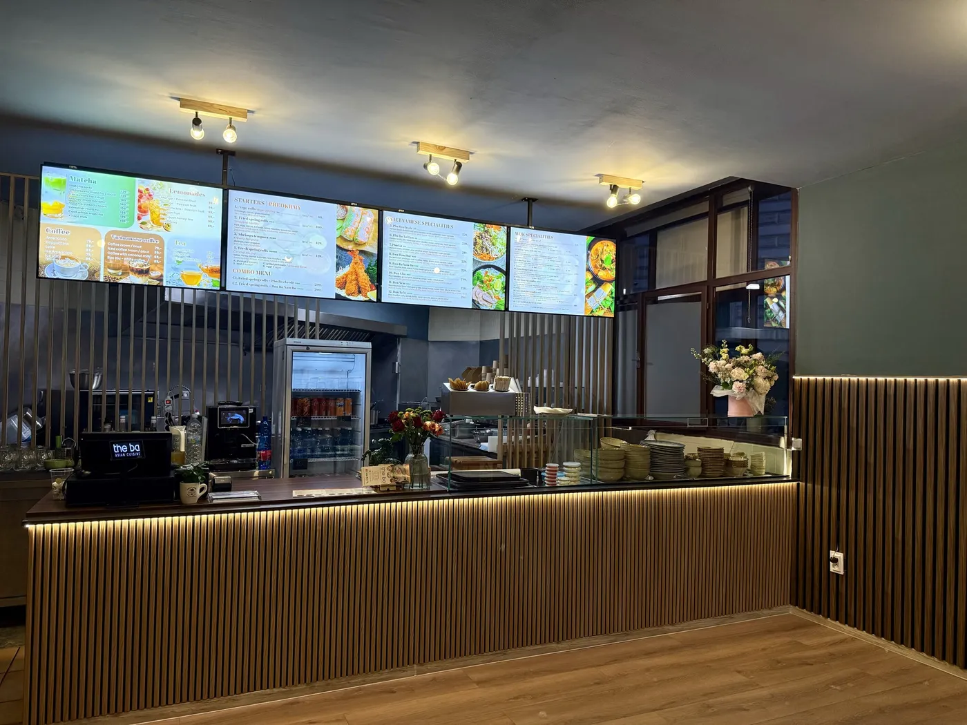 Interiér restaurace The Ba