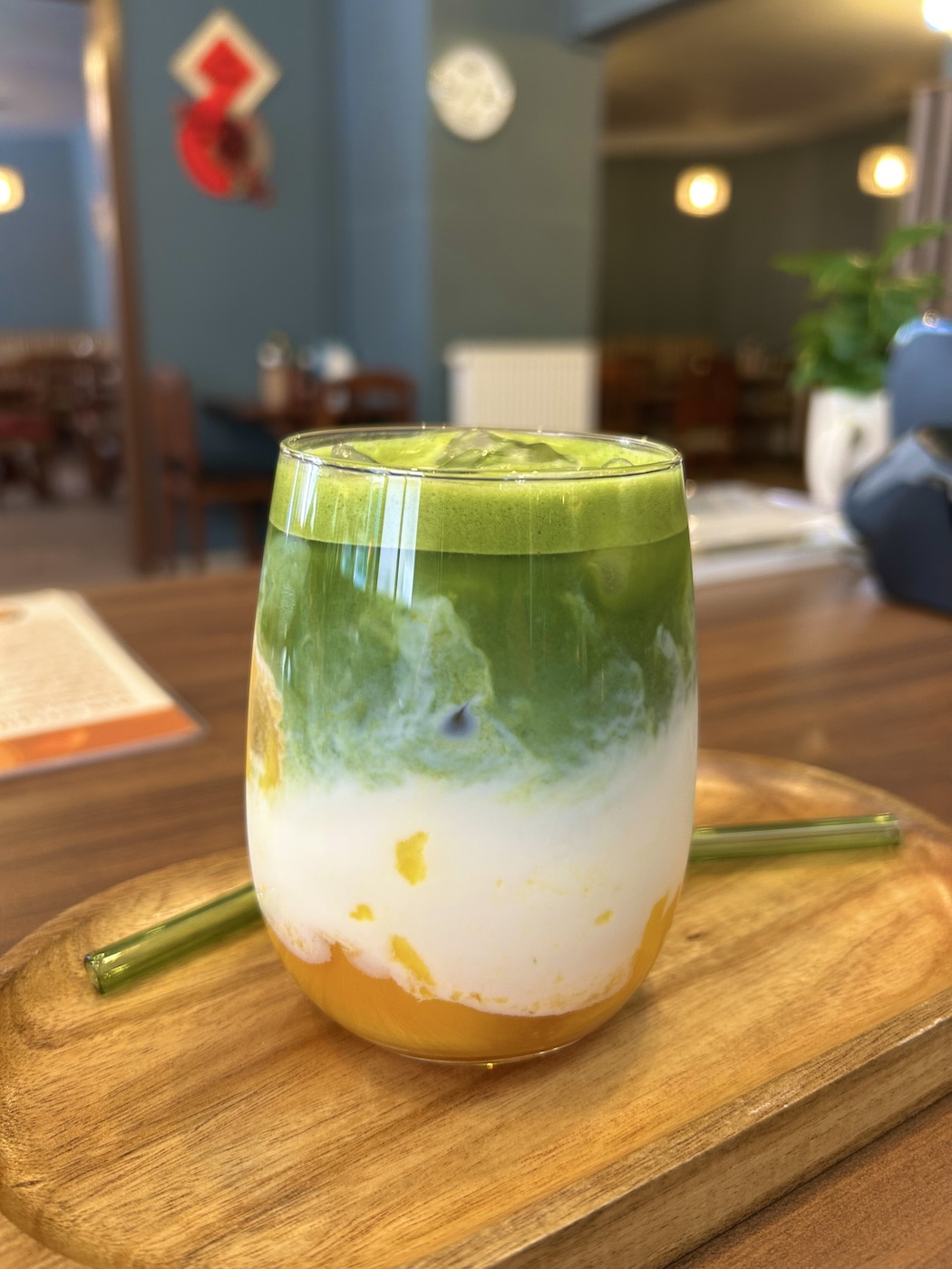 Matcha nápoj v The Ba